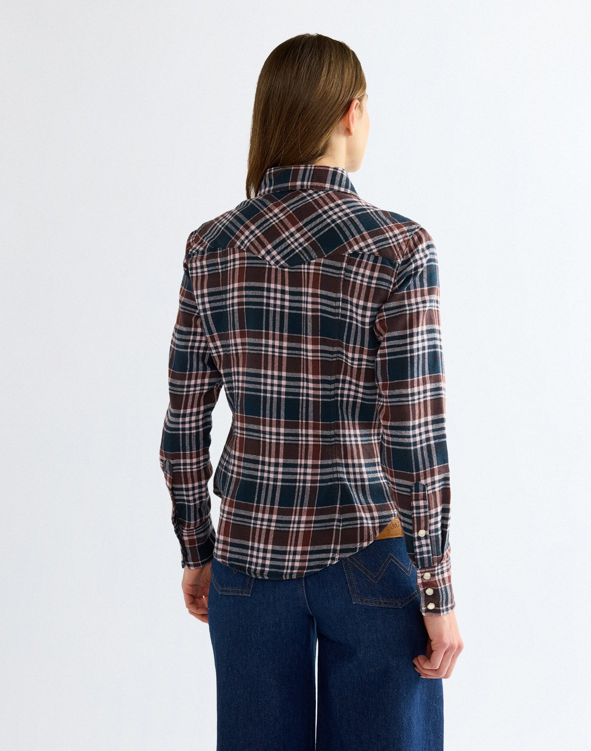 מכופתרת משבצות WRANGLER WESTERN