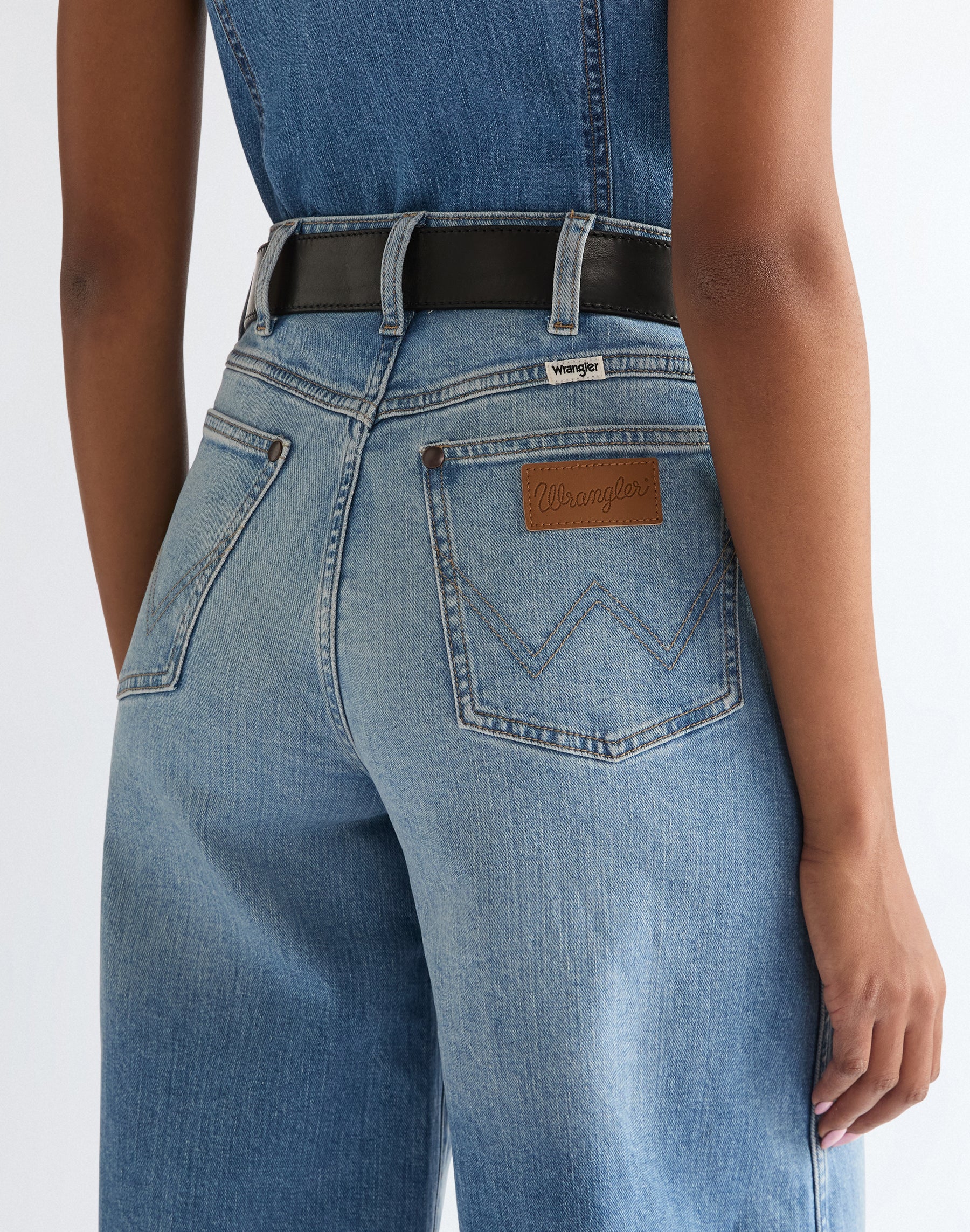 חגורת עור WRANGLER DANA BELT