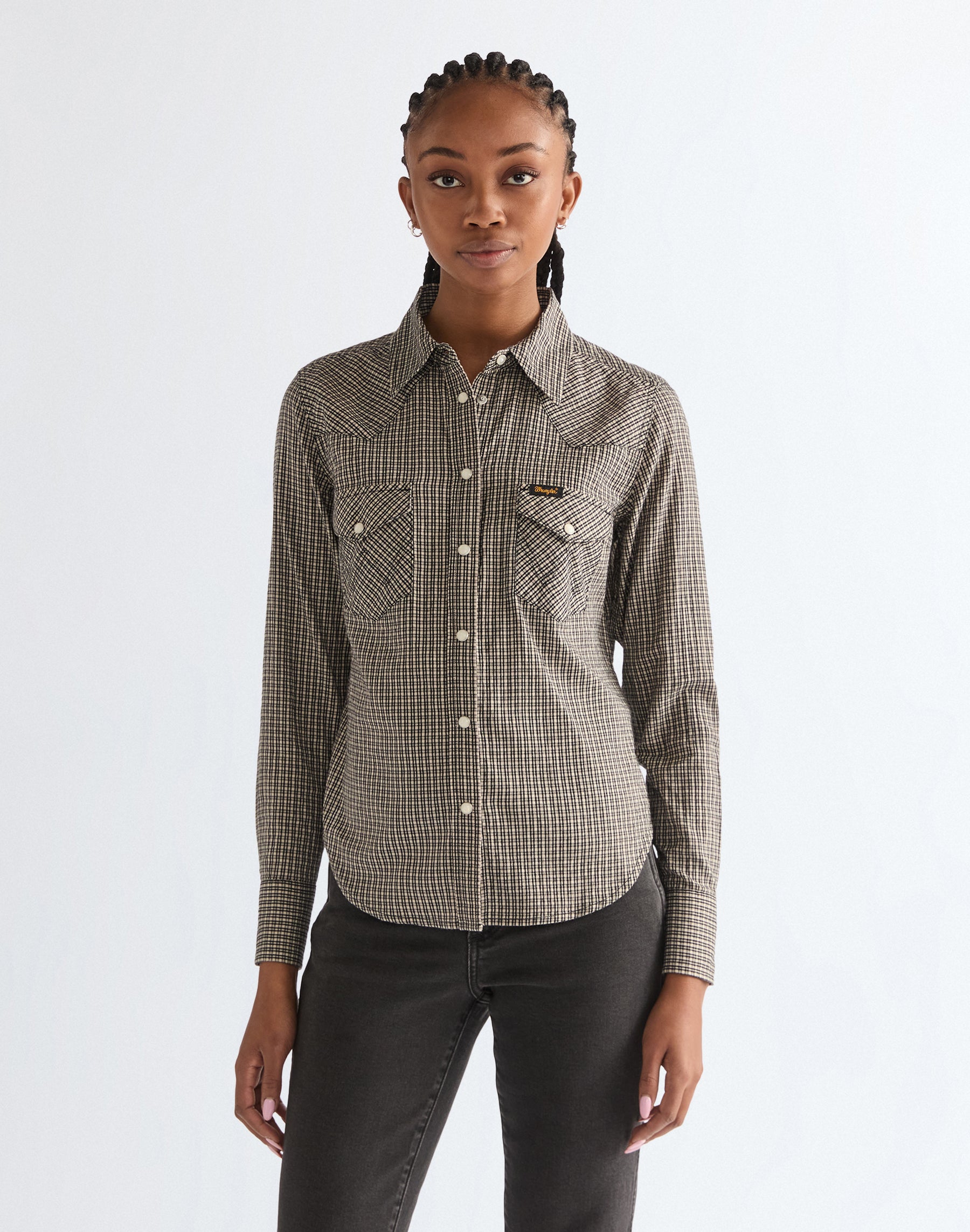 חולצה מכופתרת WRANGLER WESTERN SHIRT