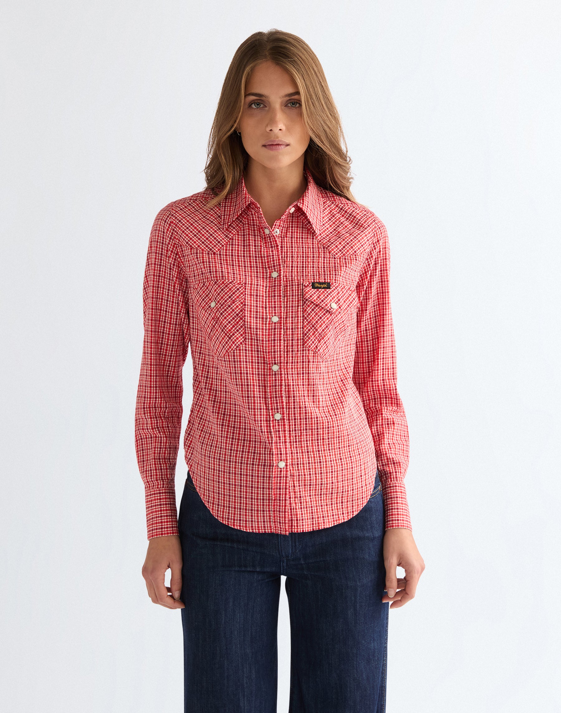 חולצה מכופתרת WRANGLER WESTERN SHIRT