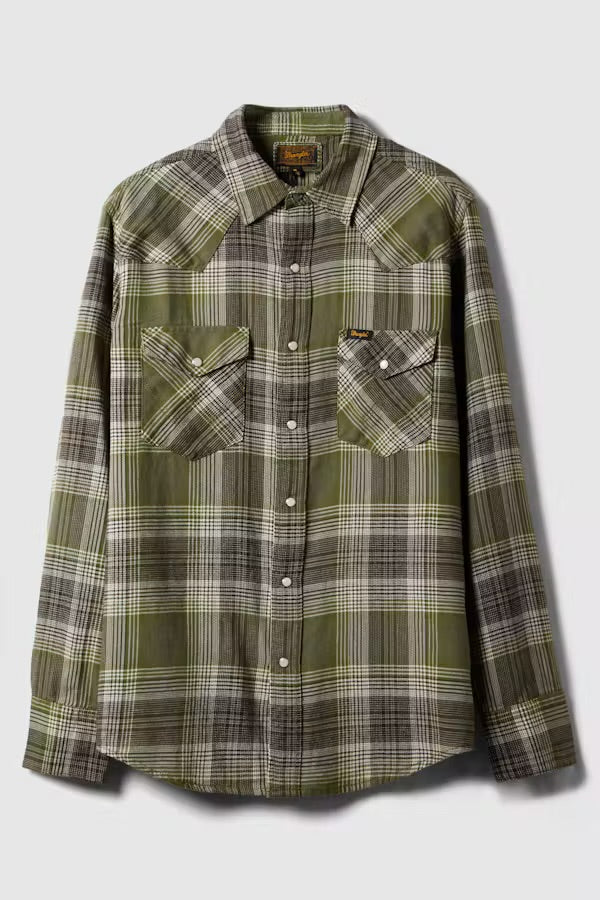 מכופתרת משבצות WRANGLER WESTERN