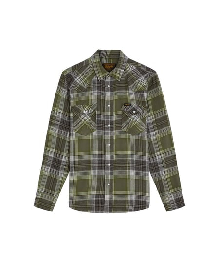 מכופתרת משבצות WRANGLER WESTERN