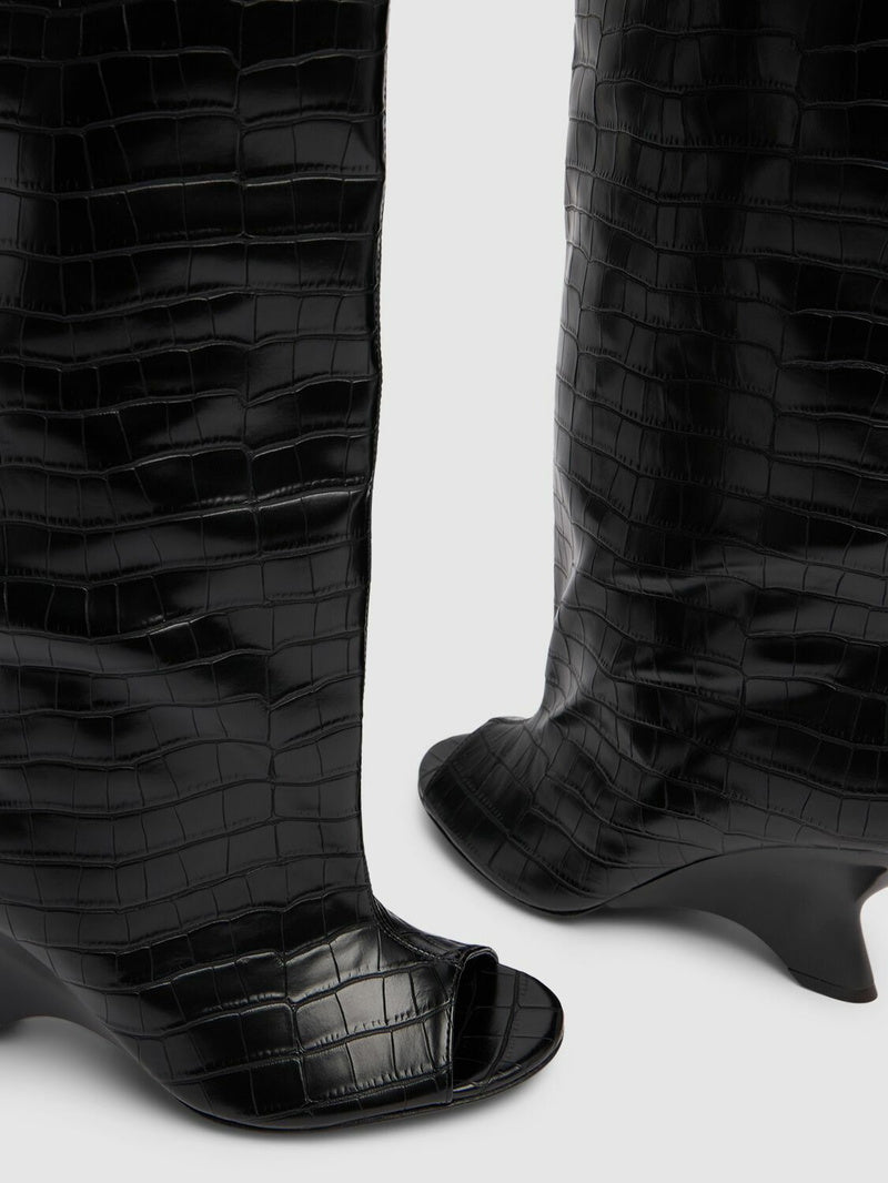 מגף קרוקו W33