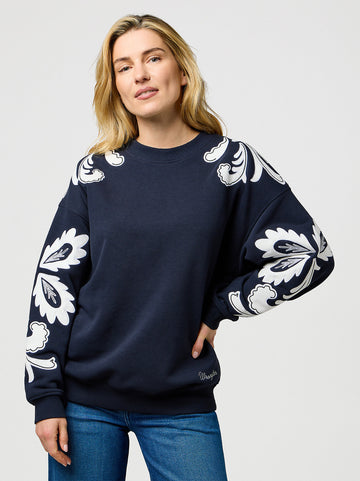 סוויטשירט עיטורים wrangler