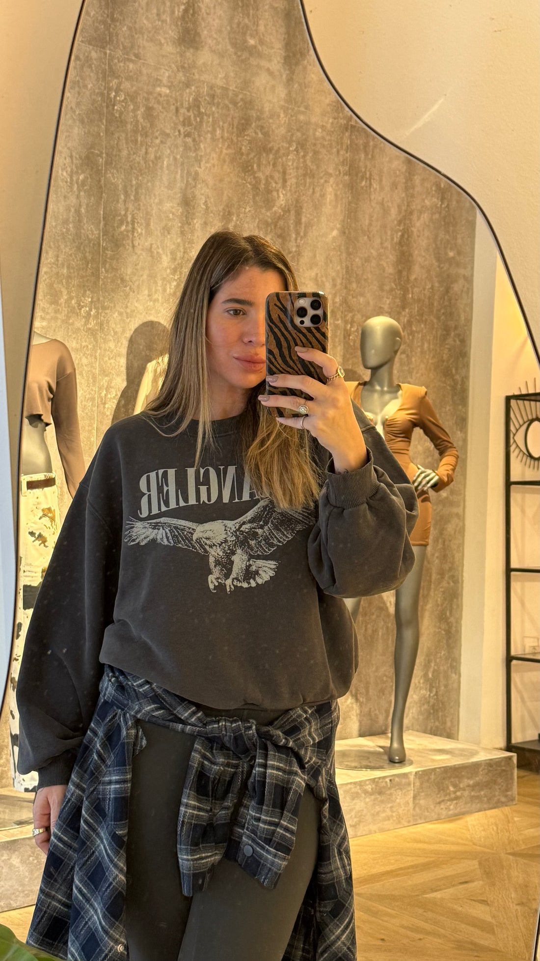 סוויטשירט WRANGLER הדפס