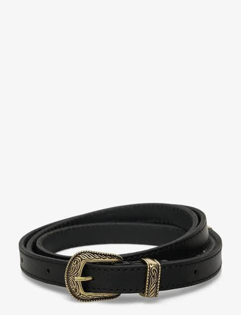 חגורת עור WRANGLER THIN WESTERN BELT