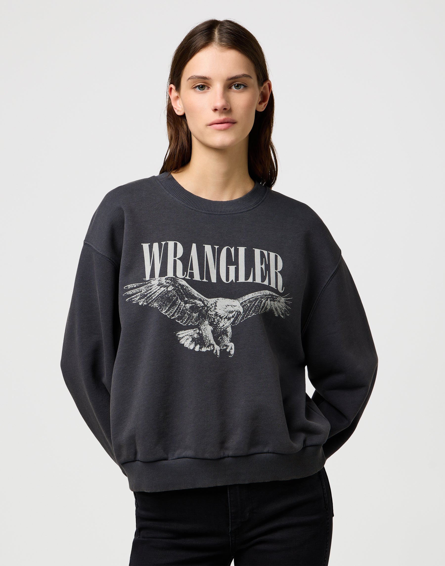 סוויטשירט WRANGLER הדפס